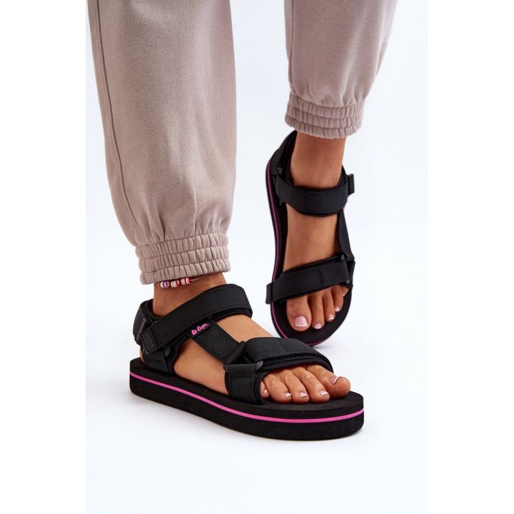 platforminiai sandalai by Lee Cooper LCW 2751L Black