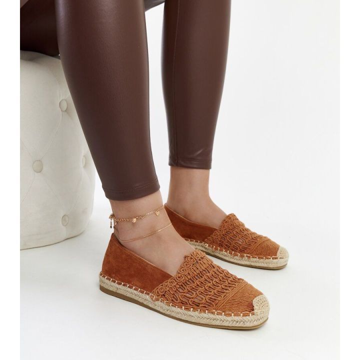 Rudos ažūrinės espadrilės Gordana
