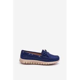 Moteriški mokasinai su lanku Navy Blue Reece