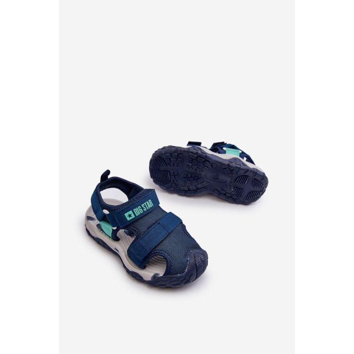 Berniukų sandalai su velcro Big Star NN374236 Navy