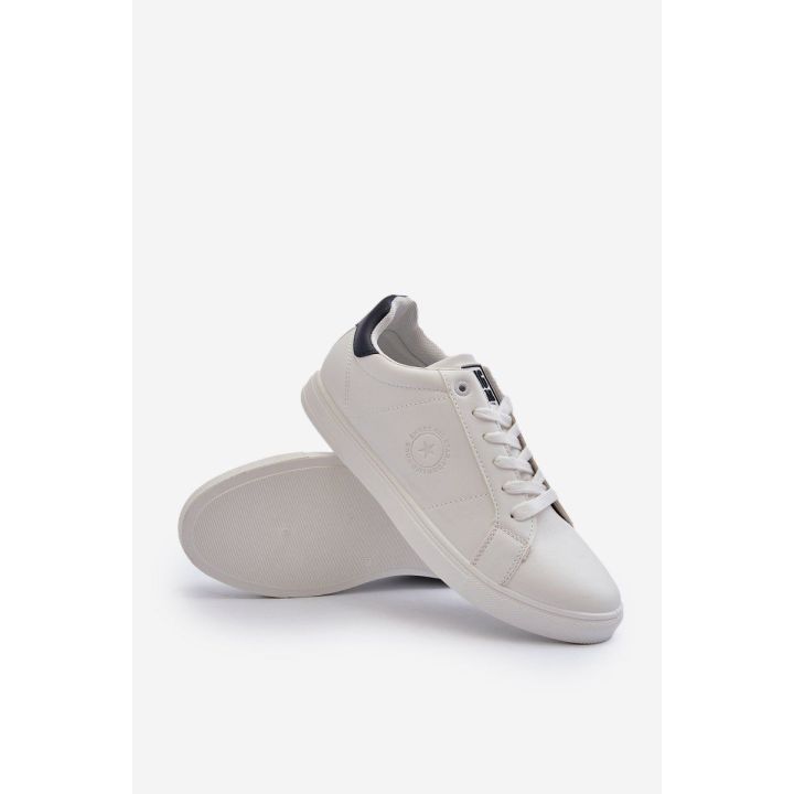 Žemi vyriški sportbačiai Eco Leather Big Star NN174282 White