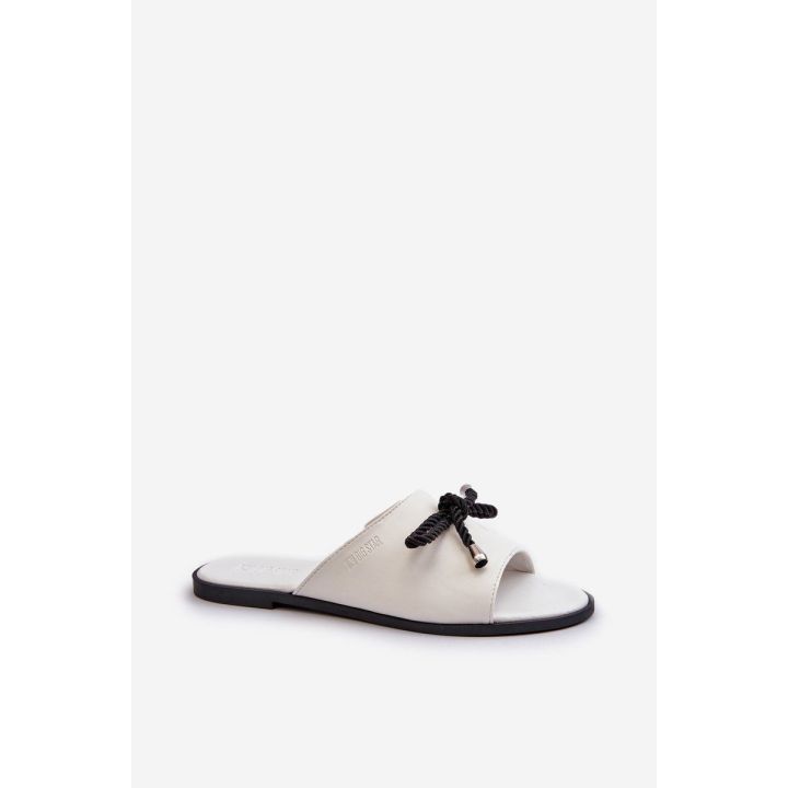 Moteriški ekologiškos odos sandalai Big Star NN274067 White