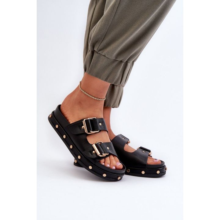 Moteriški platforminiai sandalai Big Star NN27402 Black