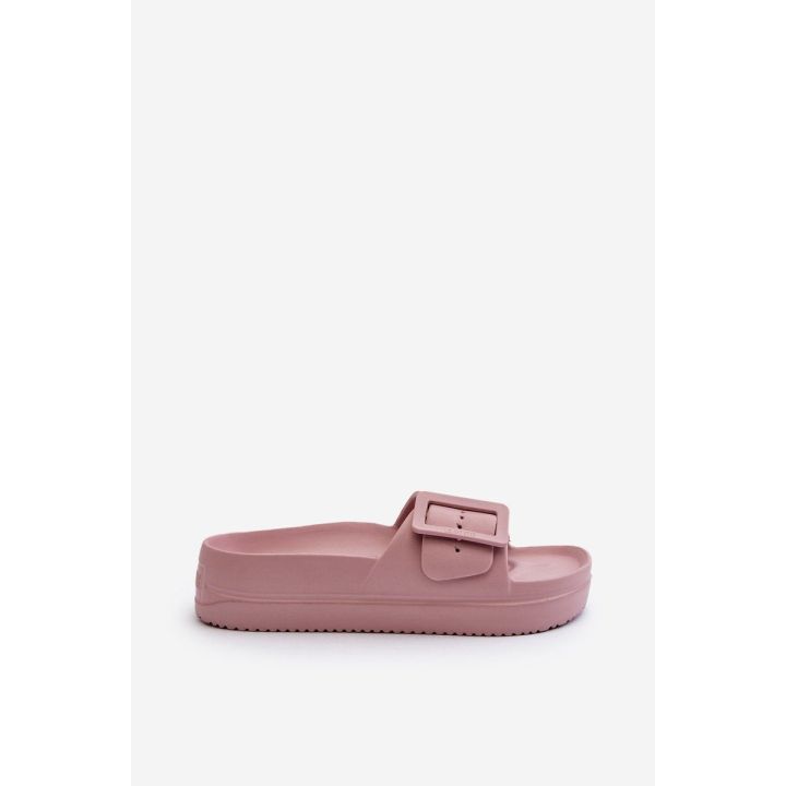 Moteriški putų platformos sandalai su sagtimi Big Star NN274A663 Pink