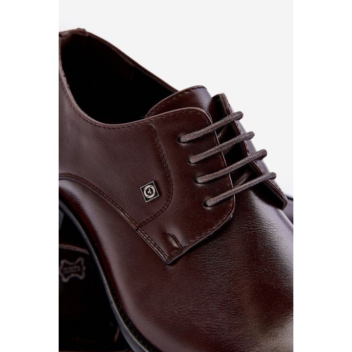 Vyriški elegantiški rudi brogues Jenavee