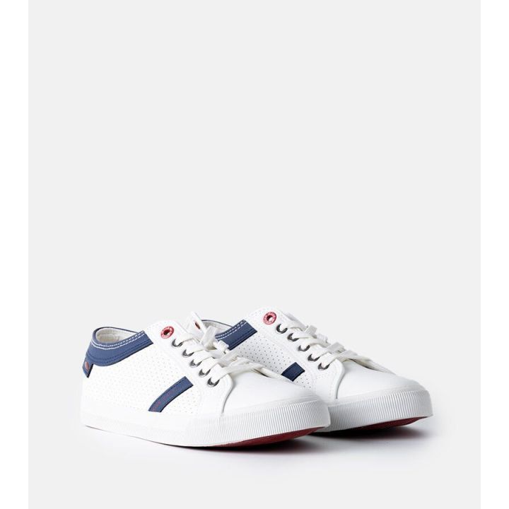 Baltos spalvos vyriški sportiniai bateliai CROSS JEANS