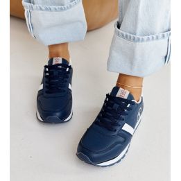 Jūrinės mėlynos spalvos moteriški kedai CROSS JEANS
