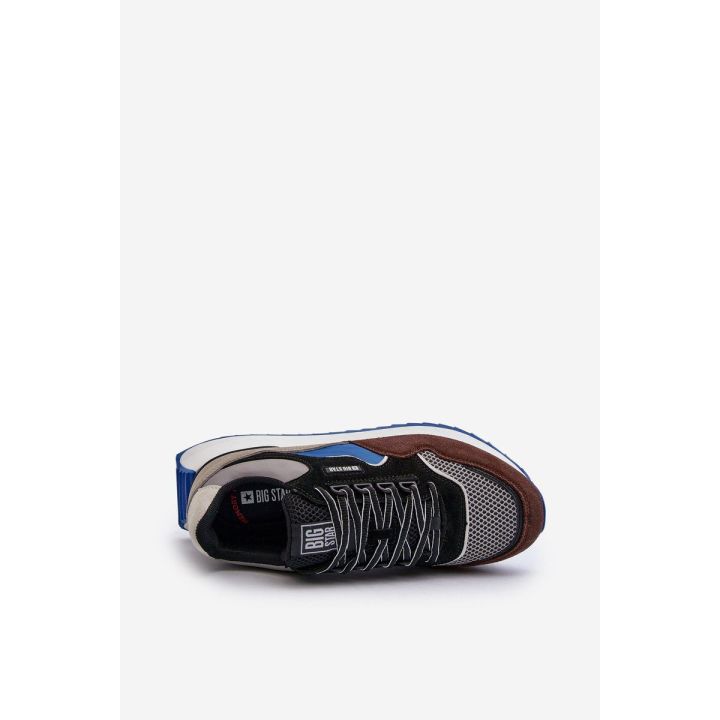Vyriški sportbačiai Big Star NN174322 Memory Foam System Brown-Black