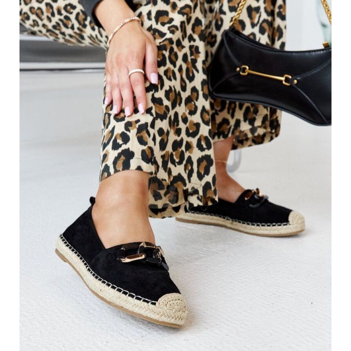 Juodos espadrilės su Radwan grandinėle
