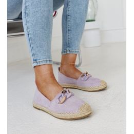 Violetinės espadrilės su Radwan grandine