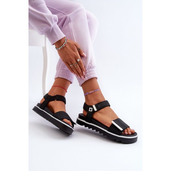 Moteriški platforminiai sandalai Big Star NN274778 Black