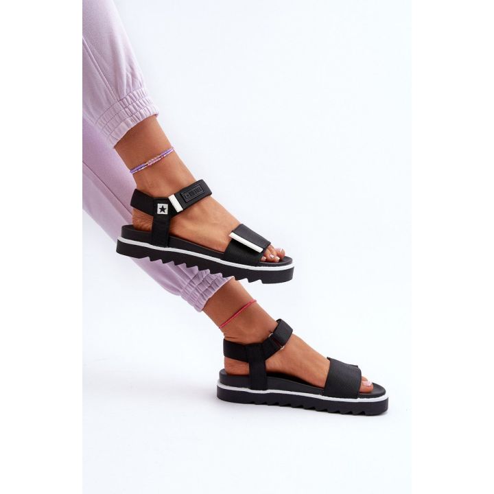 Moteriški platforminiai sandalai Big Star NN274778 Black