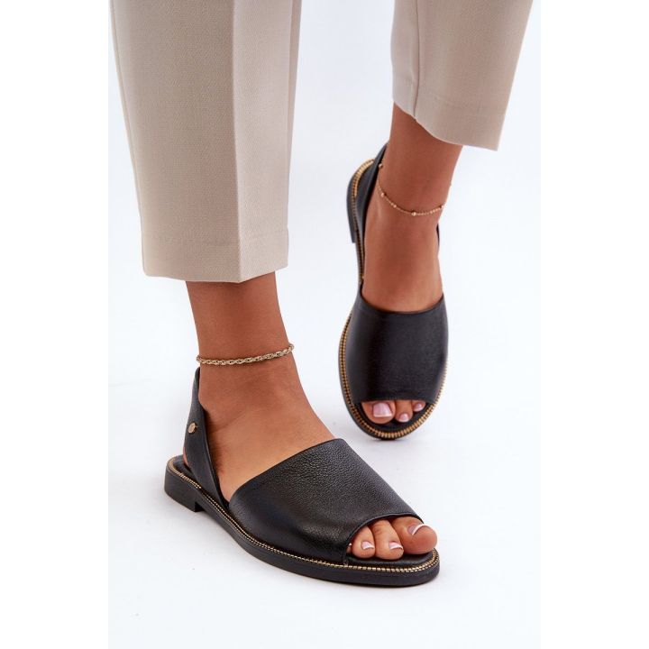 Odiniai sandalai Alivia Black