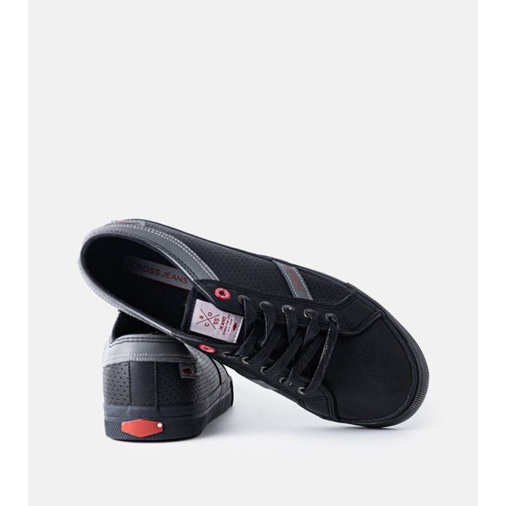 Juodos spalvos vyriški sportiniai bateliai CROSS JEANS