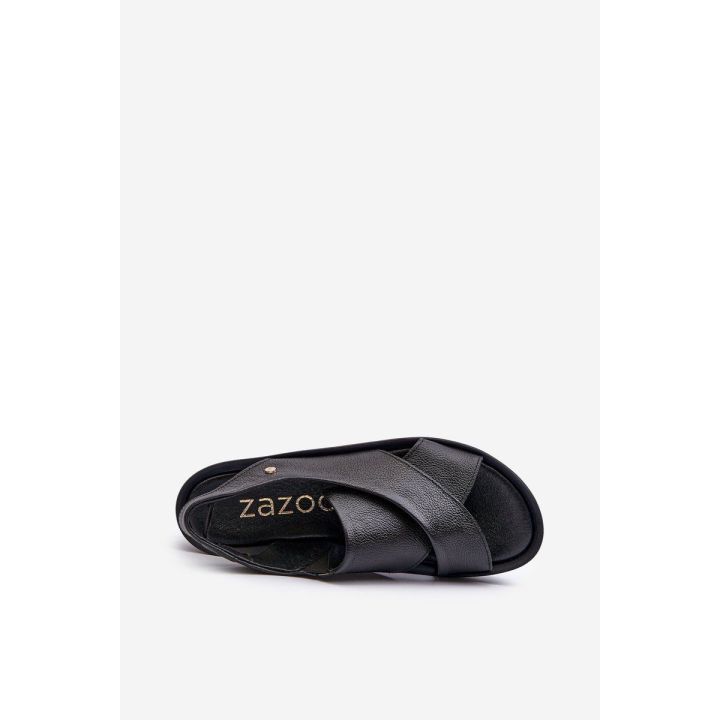 basutės suvarstomi sandalai Black
