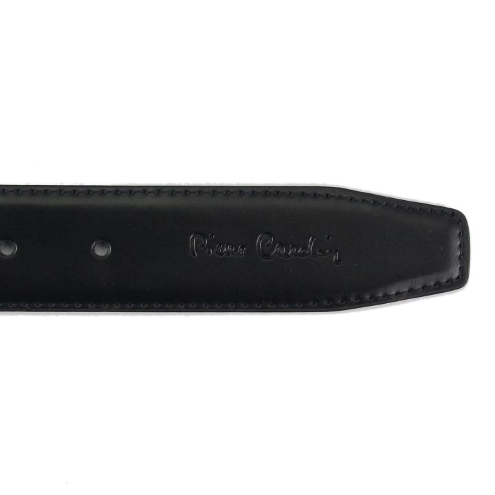 Odinis juodas diržas kasdienai Pierre Cardin