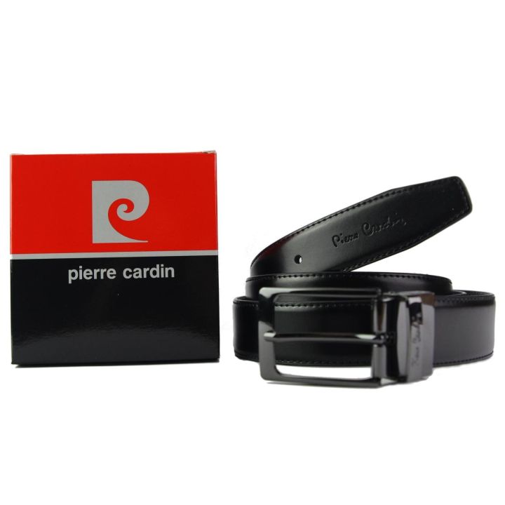 Diržas juodas odinis kasdienai Pierre Cardin