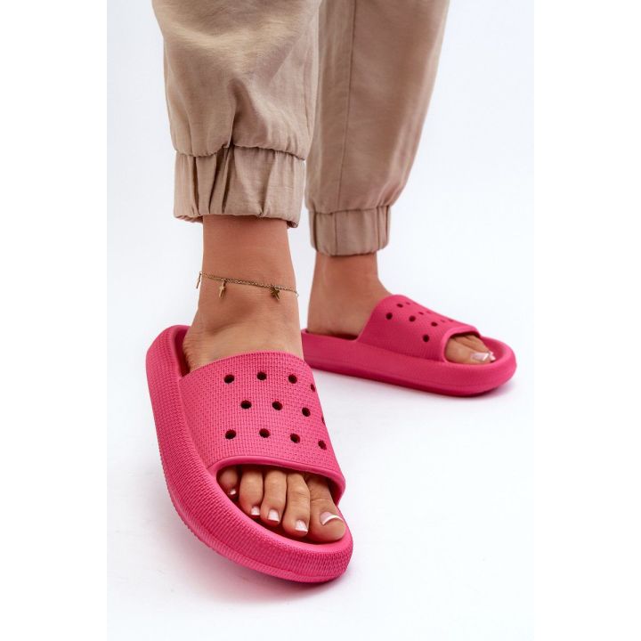Moteriškos putų masės stulmos storais padais Fuchsia Beula