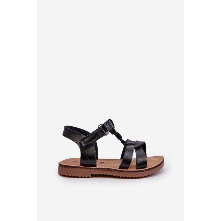 Vaikiški Sarniema sandalai su Velcro užsegimu, juodi