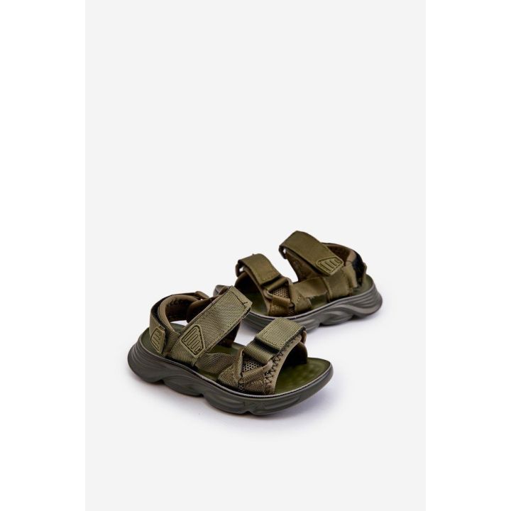 Vaikiškos žali Velcro“ dirželio basutės Orretta“