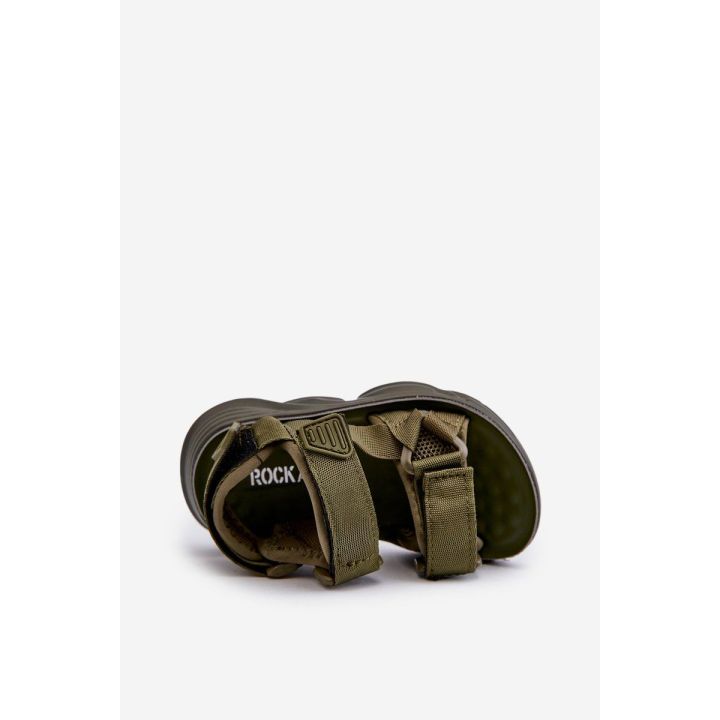 Vaikiškos žali Velcro“ dirželio basutės Orretta“