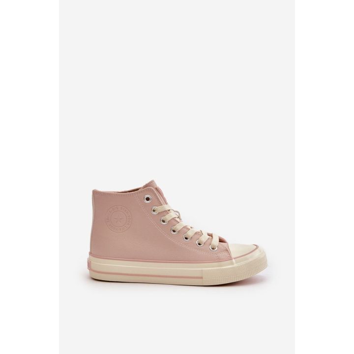 Moteriški šilti kedai iš ekologiškos odos Pink Big Star OO274933