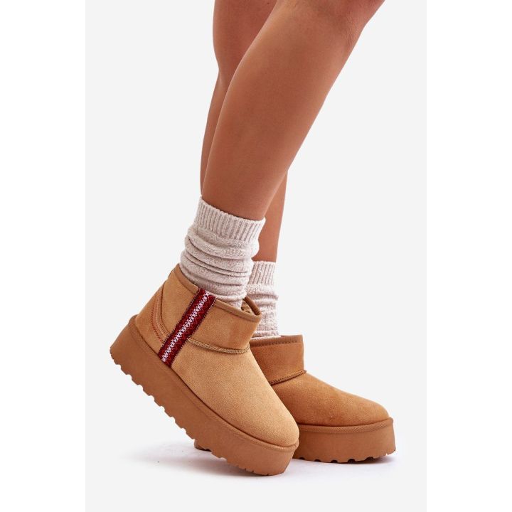 Moteriški žieminiai batai su platforma Insulated Camel Lomessa