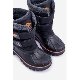 Vaikiški žieminiai batai su velcro Lee Cooper LCJ 2865K juodi