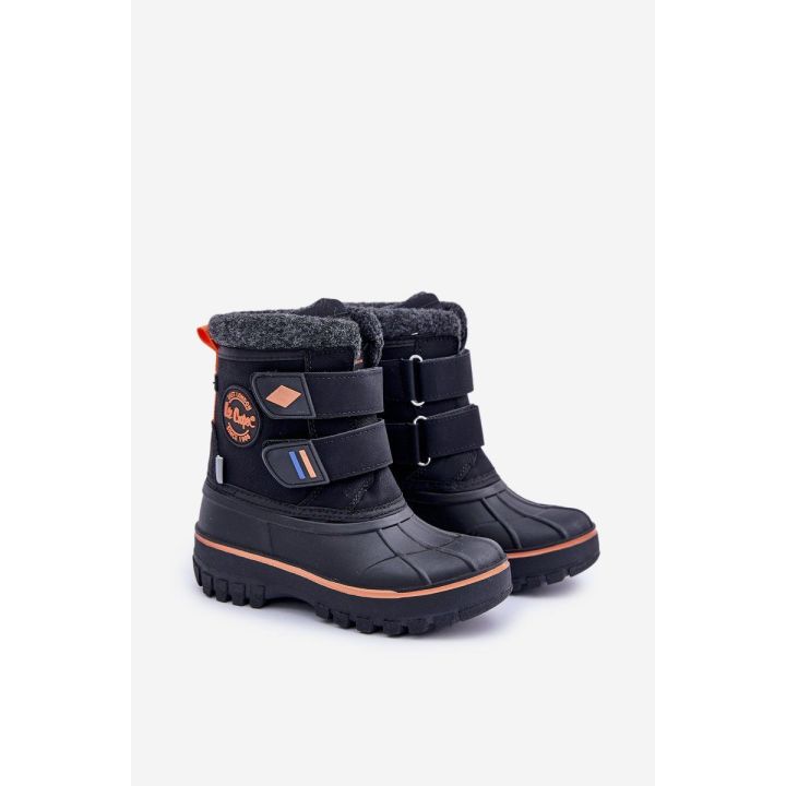 Vaikiški žieminiai batai su velcro Lee Cooper LCJ 2865K juodi
