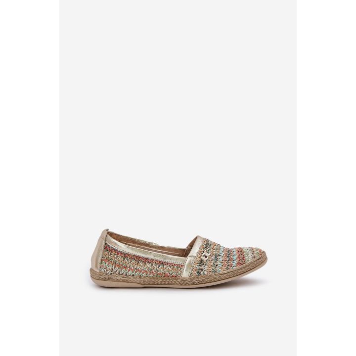 Elegantiškos odinės espadrilės su pynimu, daugiaspalvės Zazoo