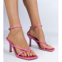 Basutės moteriškos rožinės aukštakulnės elegantiškos