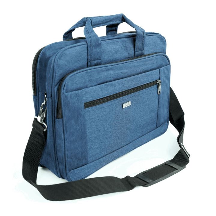 Rožinė medžiaginė Solier Venga“ nešiojamojo kompiuterio rankinė.