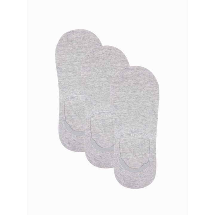 Vyriškos pilkos įsispiriamos kojinės, 3 poros OMBRE CLOTHING