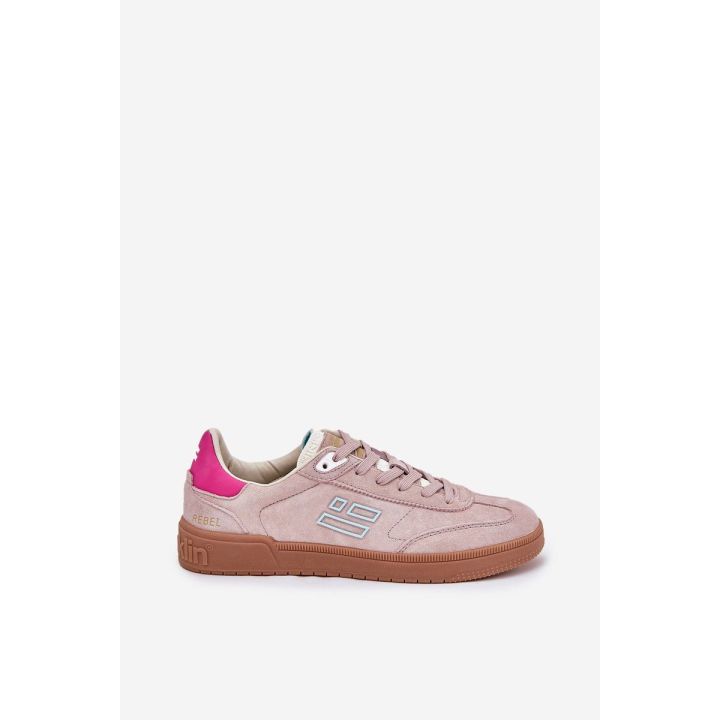 Sportiniai bateliai moterims rožiniai zomšiniai
