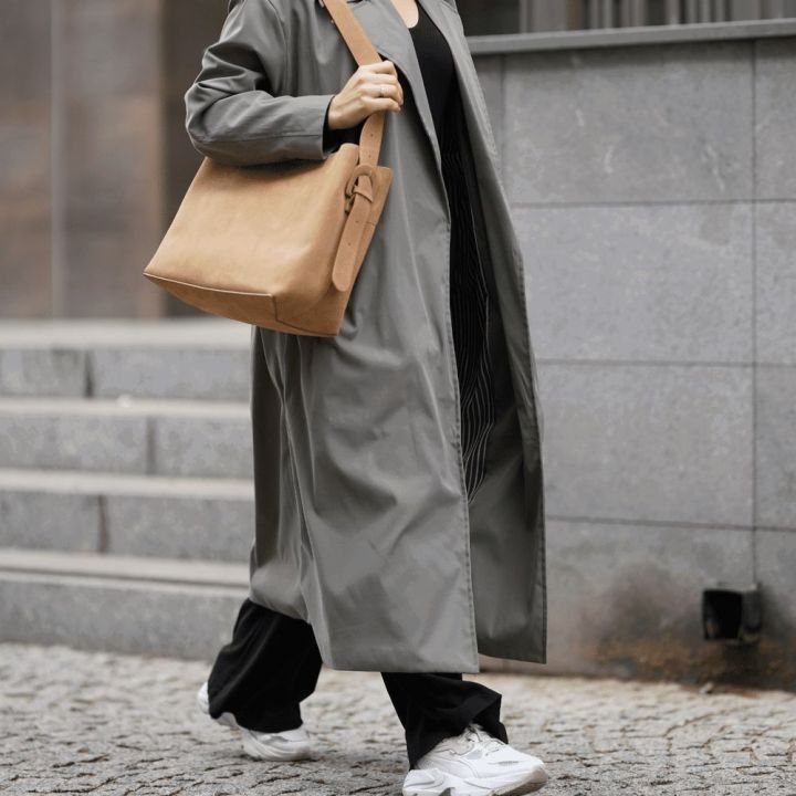 Kelioninis odinis krepšys Solier Astrin juodas