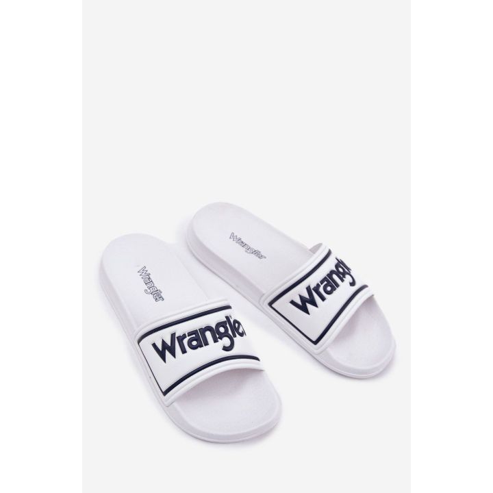 Vyriškos baltos WRANGLER šlepetės