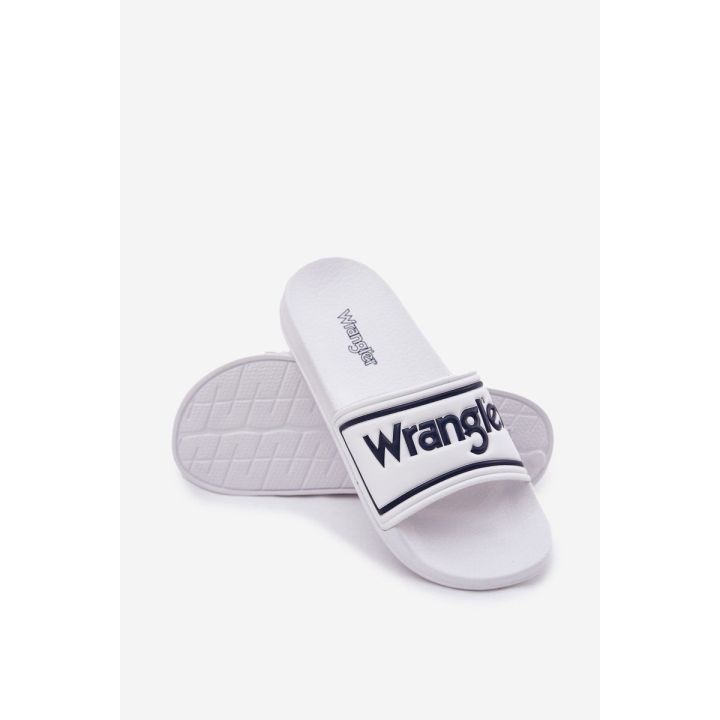 Vyriškos baltos WRANGLER šlepetės