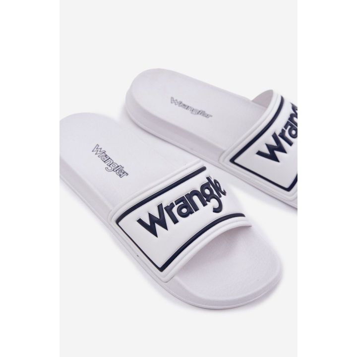Vyriškos baltos WRANGLER šlepetės