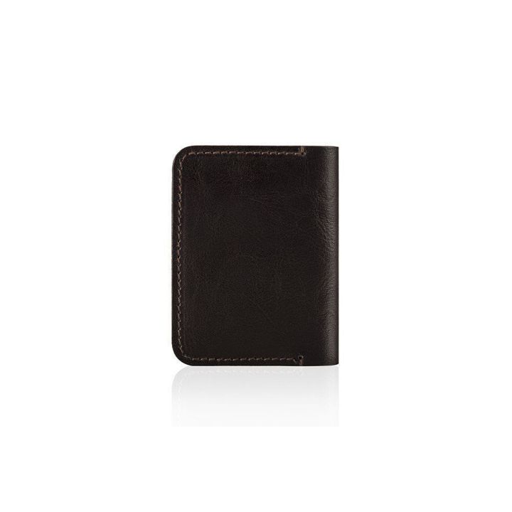 Plonos odinės vyriškos piniginės SOLIER SW11 SLIM BROWN