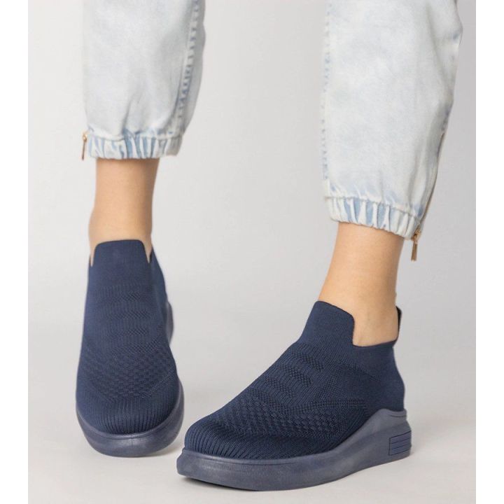 Sportiniai bateliai moterims, tamsiai mėlyni, tamprūs