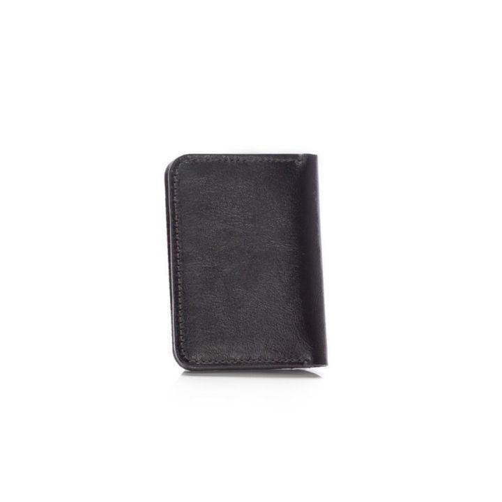 Plona vyriška odinė piniginė su monetų laikikliu SOLIER SLIM DARK BROWN