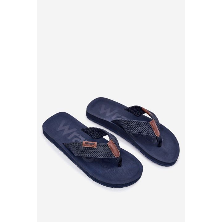 Vyrų tamsiai mėlynos vasarinės šlepetės Wrangler