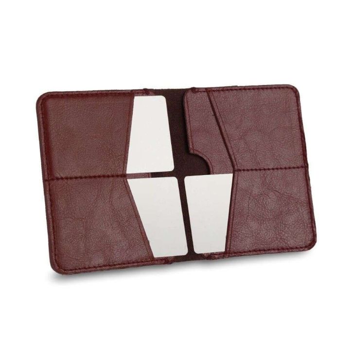 Plonos odinės vyriškos piniginės SOLIER SW10 SLIM BROWN