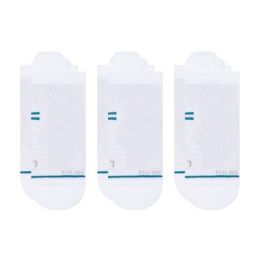 Bėgimo kojinės Stance Athletic Tab 3 vnt., baltos