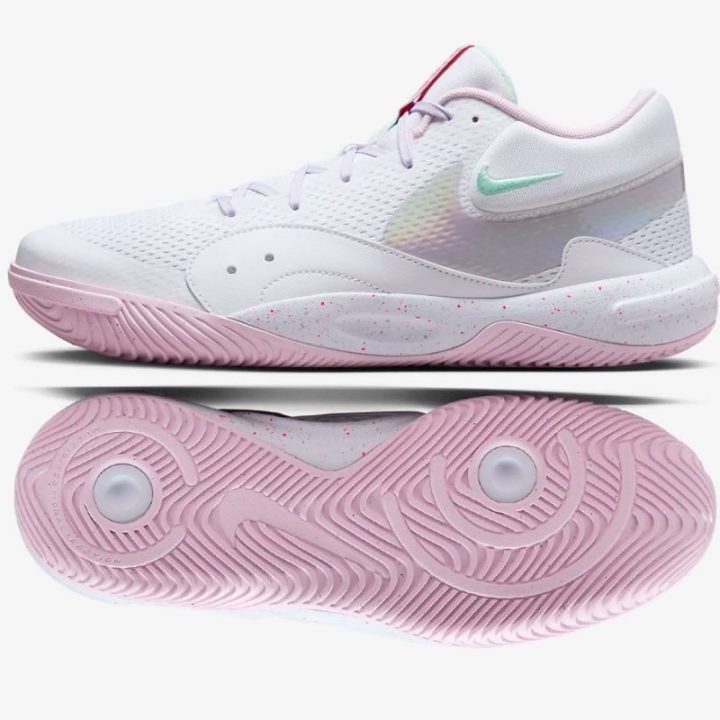 Vaikiški sportiniai bateliai Nike HyperQuick SE Jr, balti ir rožiniai