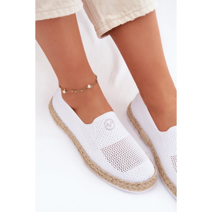 Moteriškos espadrilės Vinceza, baltos
