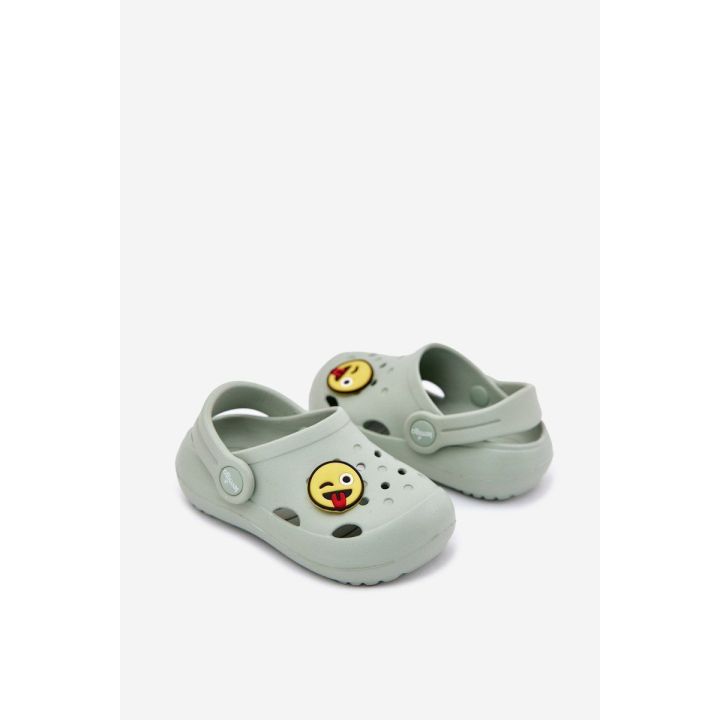 Vaikiški mėtų spalvos EVA sandalai su dirželiu Lemigo