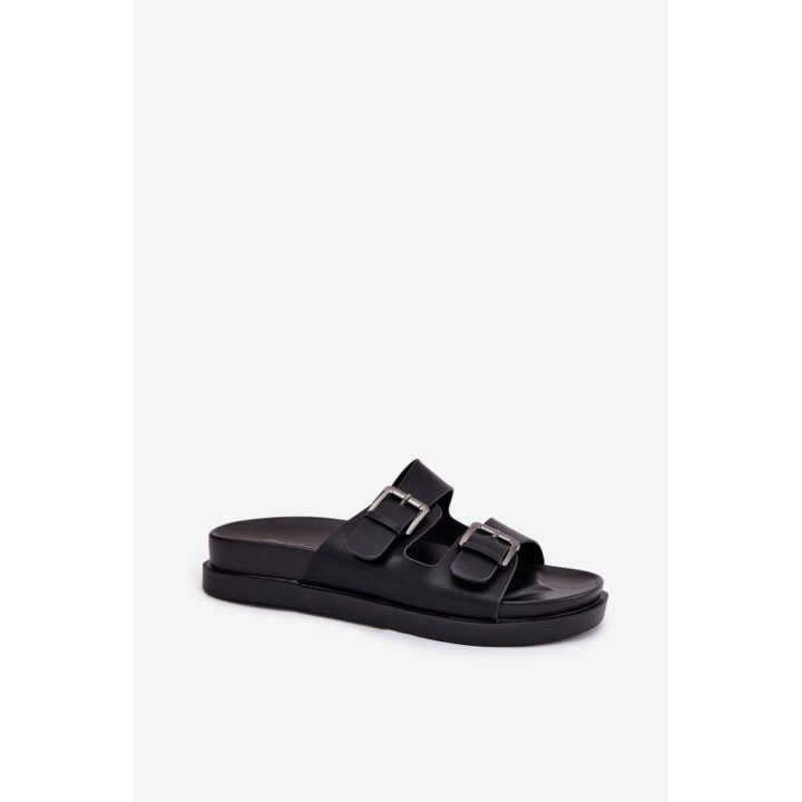 Juodos platforminės basutės Step in style