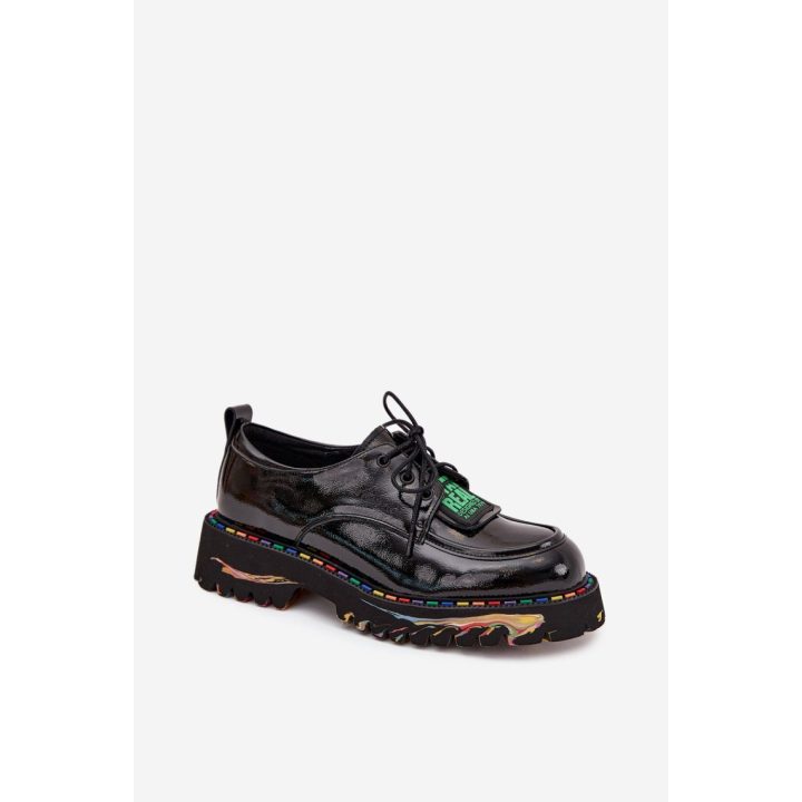 Juodi aulinukai su raišteliais Step in style