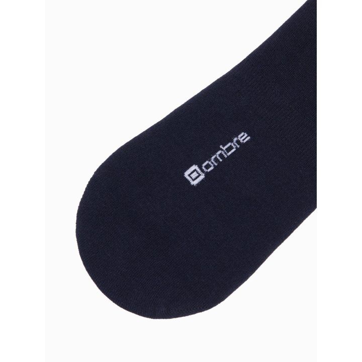 Vyriškos baltos pėdų kojinės 4 porų pakuotė OMBRE CLOTHING